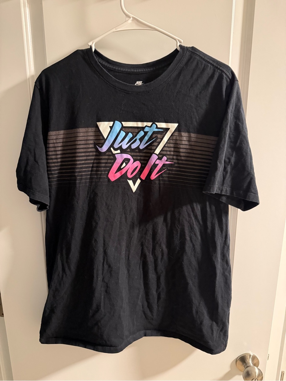 🥳 5 for $25 BUNDLE Nike Black South Beach Tee with Gradient 'Just Do It' Graphic